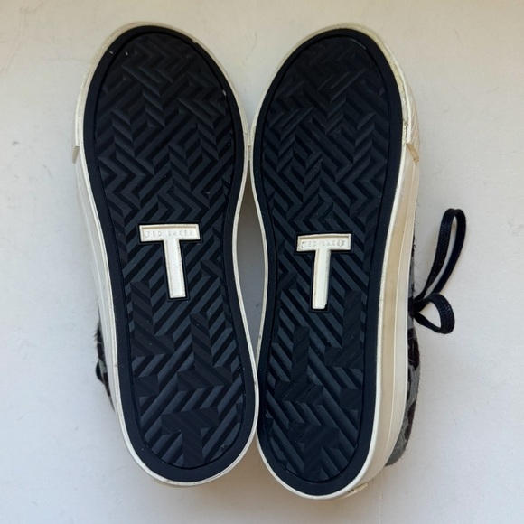 Ted Baker Lephie Animal Print Calf Hair Sneakers - Picture 11 of 13